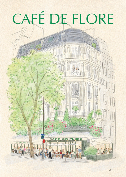Cafe de flore poster