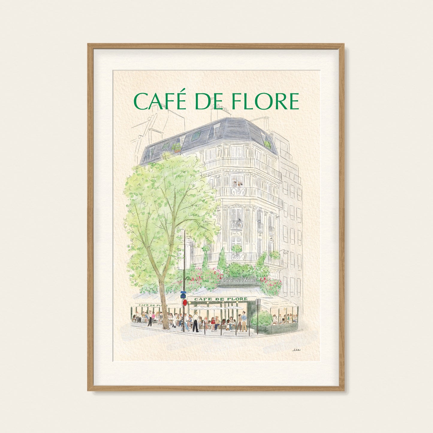 Cafe de flore poster
