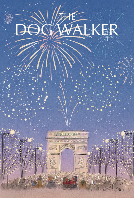 The Dog Walker postcard 1