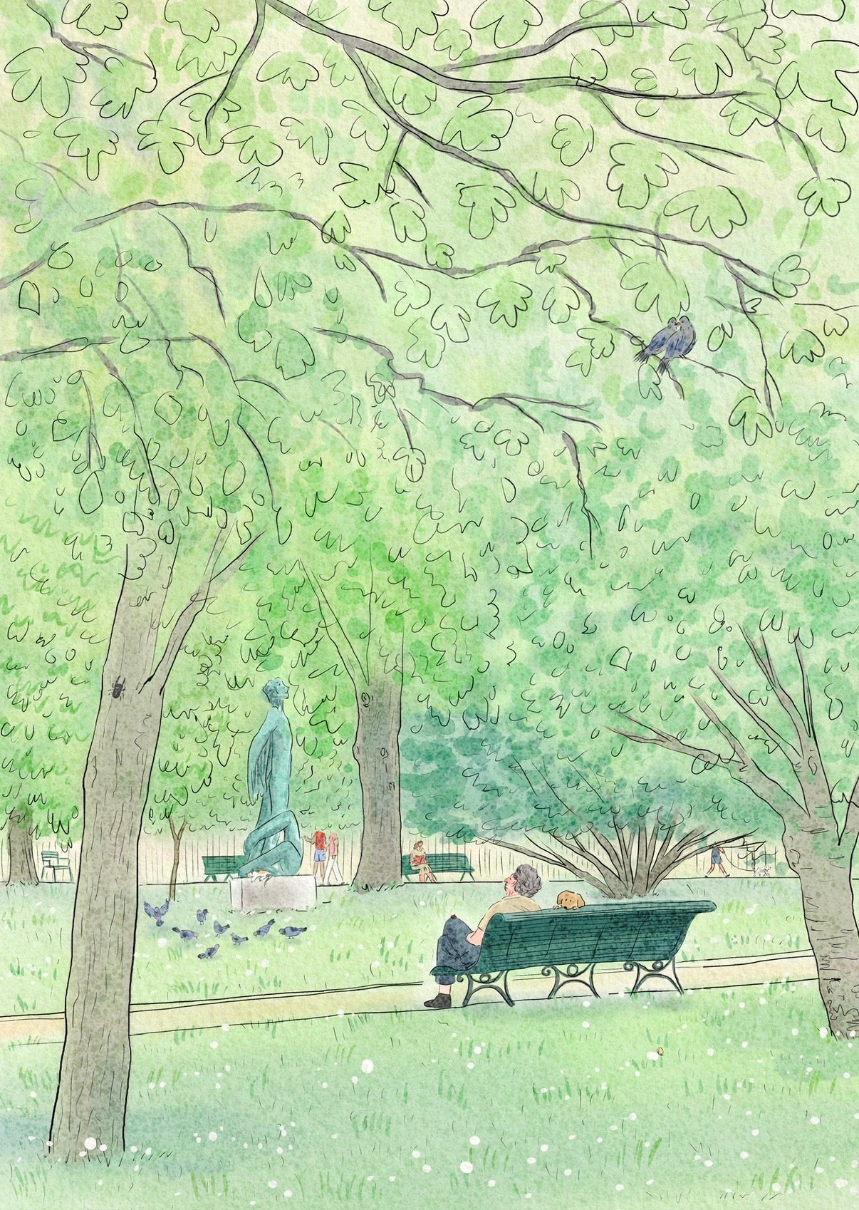 For rest