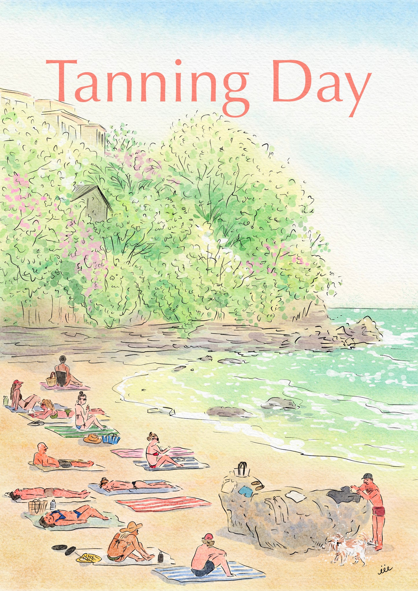 Tanning Day Poster